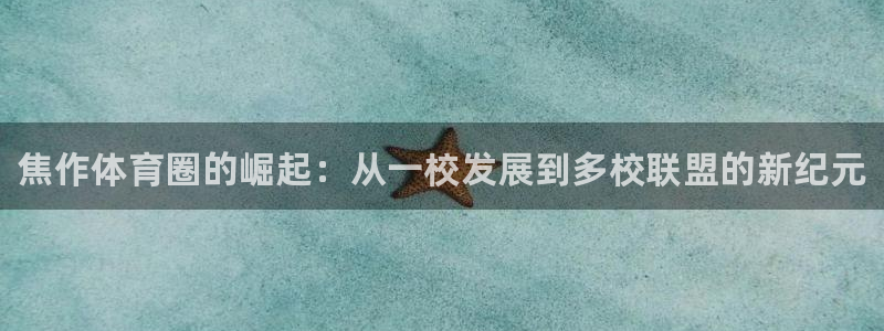 vsport体育官方正版app新能源：焦作体育圈的崛
