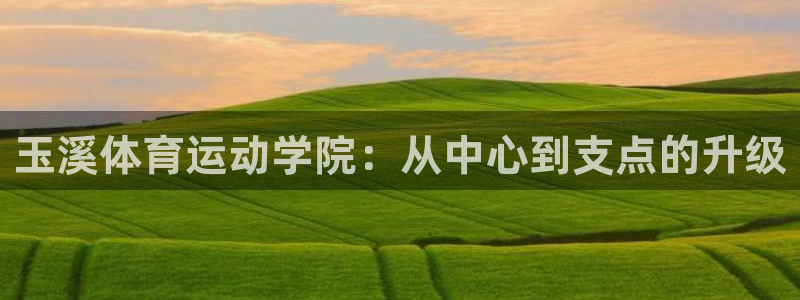 Vsport体育官网：玉溪体育运动学