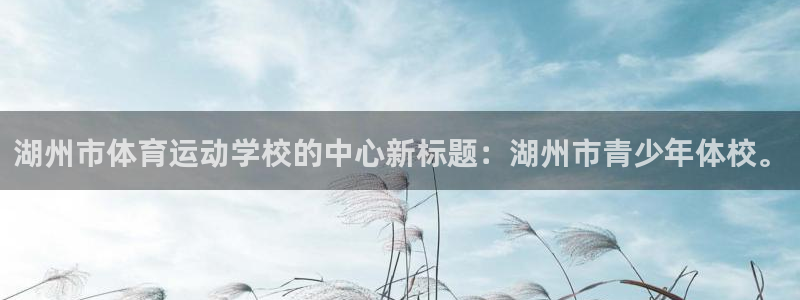 注册vsport体育官方正版app：湖州市体育运动学